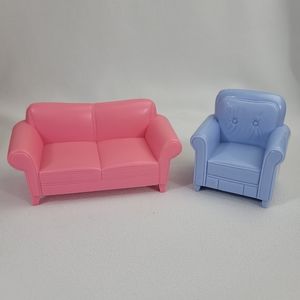 Fisher Price Mattel 2004 Loving Family Dollhouse Furniture - Sofa Chair
